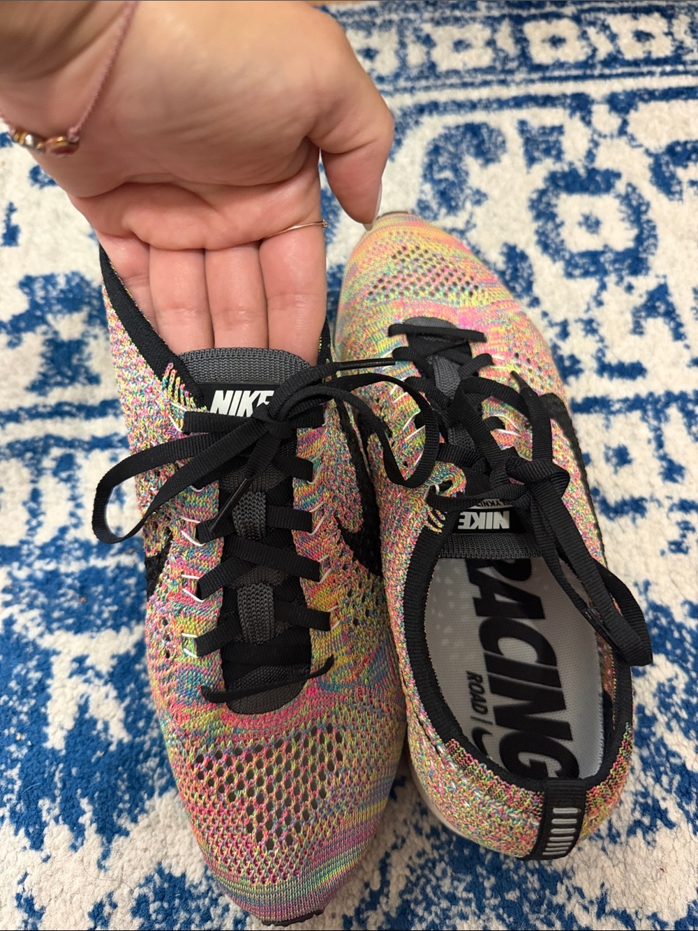 Nike Flyknit Racer Multicolor Men’s - Picture 3 of 6